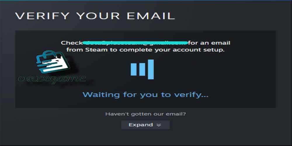 ساخت اکانت استیم نیاز به تایید ایمیل شما دارد