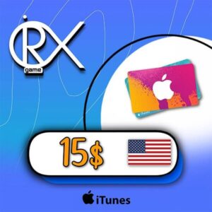 گیفت کارت آیتونز 15 دلاری آمریکا در اوریکس گیم