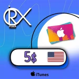 گیفت کارت آیتونز 5 دلاری آمریکا در اوریکس گیم