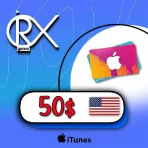گیفت کارت آیتونز 50 دلاری آمریکا در اوریکس گیم
